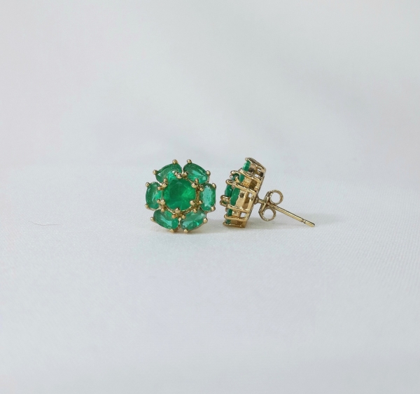 BRINCO FLORAL VERDE - Image 3