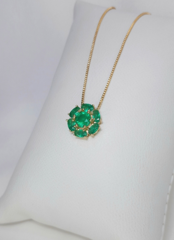 COLAR FLORAL VERDE - Image 2