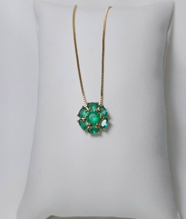 COLAR FLORAL VERDE - Image 3