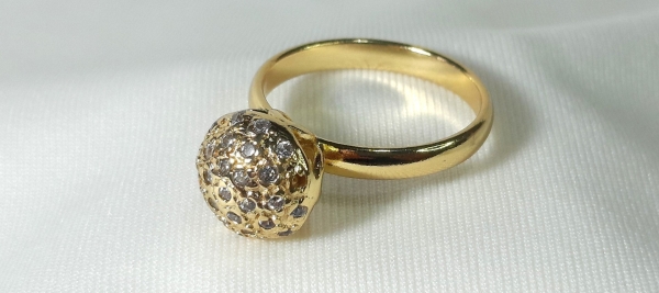 ANEL BOLA CRAVEJADA - Image 2