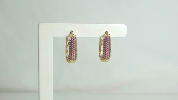 ARGOLA OVAL ZIRCÔNIA