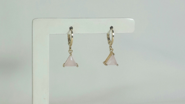 ARGOLA TRIÂNGULO ROSÉ - Image 3