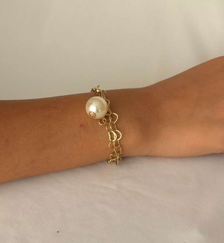 PULSEIRA CORAÇÕES PÉROLA