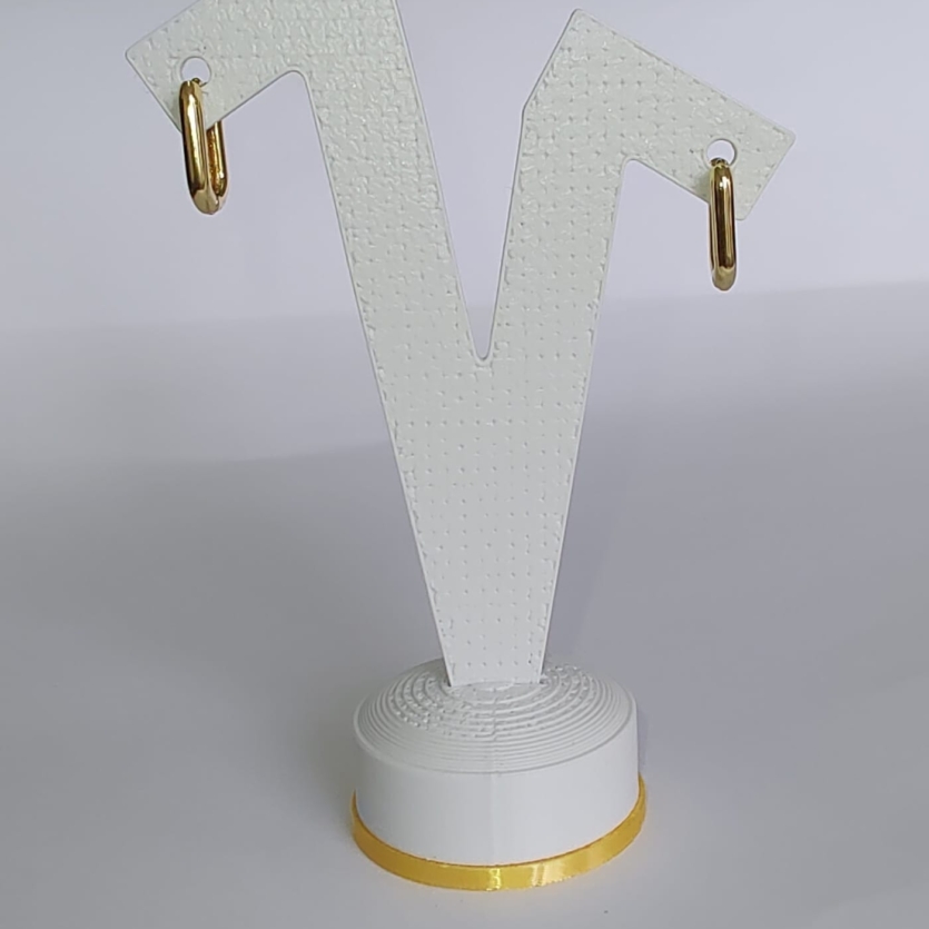 BRINCO ARGOLA QUADRADA